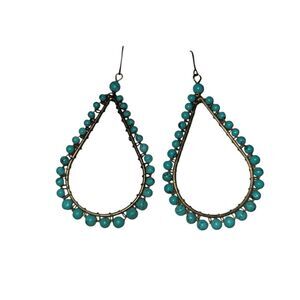 Elegant Teardrop Turquoise Earrings